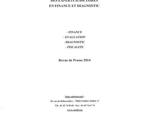 Finance et évaluation – Articles publiés par la CNEJFD – recueil 2014